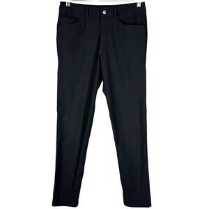 Lululemon ABC Pant Slim Warpstreme Black Men's Size 28 x 29 Excellent Condition